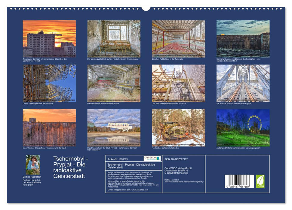 Tschernobyl - Prypjat - Die radioaktive Geisterstadt (CALVENDO Premium Wandkalender 2026)