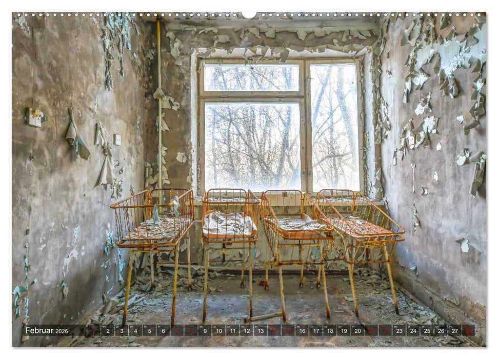 Tschernobyl - Prypjat - Die radioaktive Geisterstadt (CALVENDO Premium Wandkalender 2026)