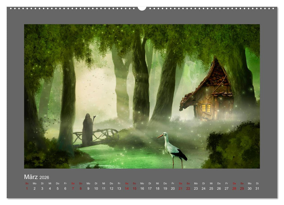 Weg des Zauberers (CALVENDO Premium Wandkalender 2026)