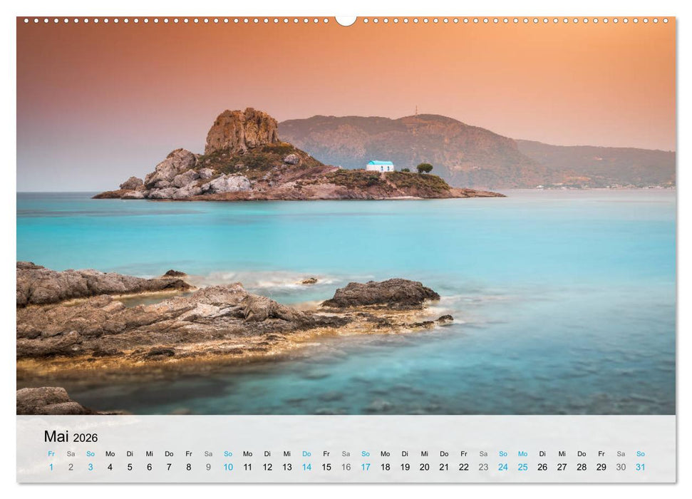 Insel Kos - Badeparadies der Südägäis (CALVENDO Wandkalender 2026)