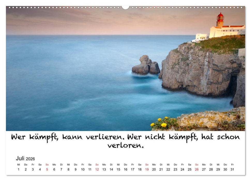 Meditation Wasser (CALVENDO Premium Wandkalender 2026)