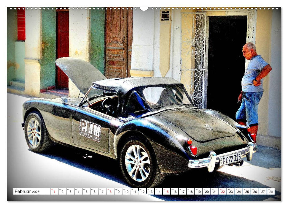 MGA Roadster - Filmstar auf Rädern (CALVENDO Premium Wandkalender 2026)