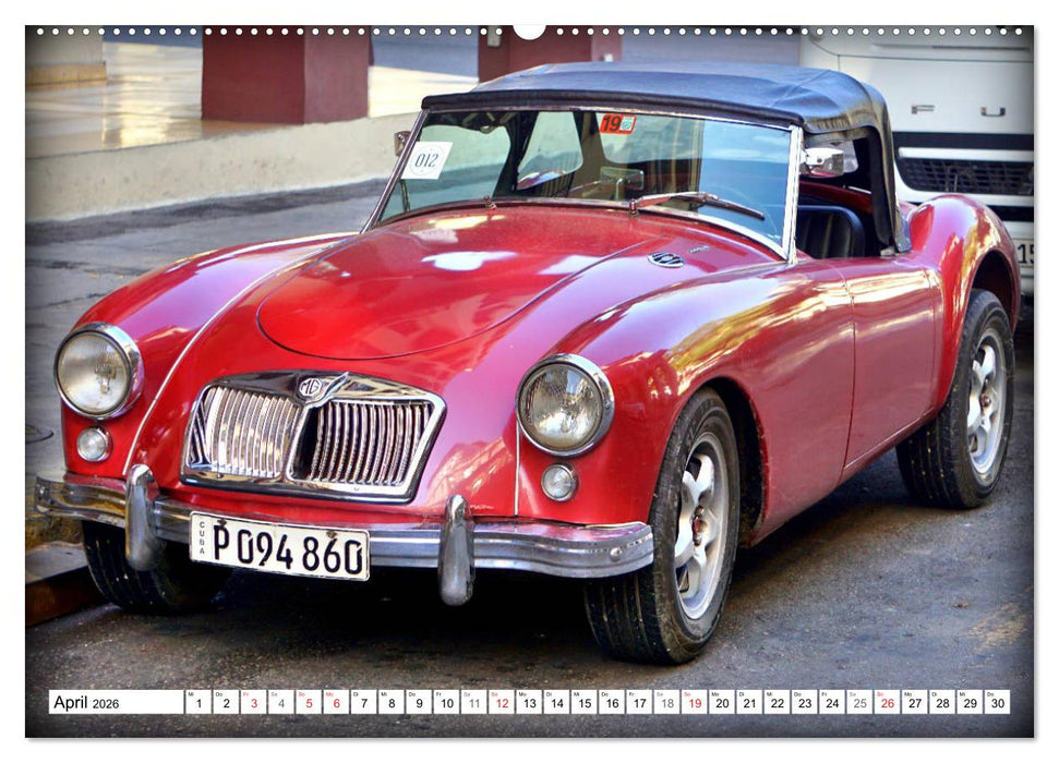 MGA Roadster - Filmstar auf Rädern (CALVENDO Premium Wandkalender 2026)