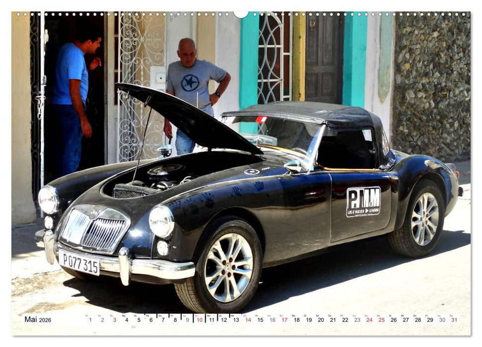 MGA Roadster - Filmstar auf Rädern (CALVENDO Premium Wandkalender 2026)