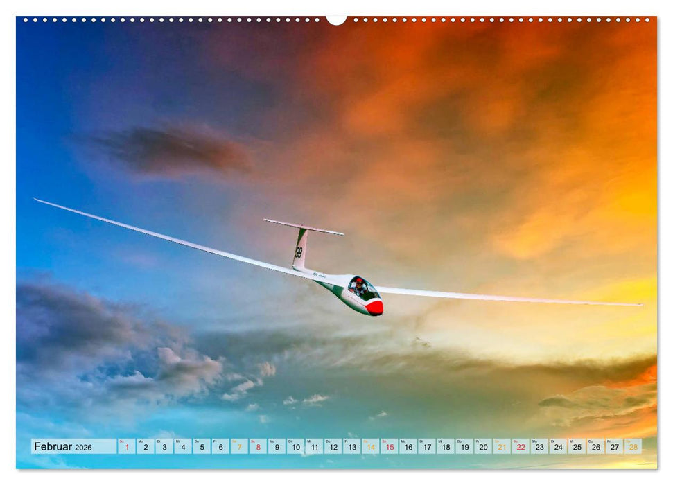 Segelflug, ein Stück Freiheit (CALVENDO Premium Wandkalender 2026)