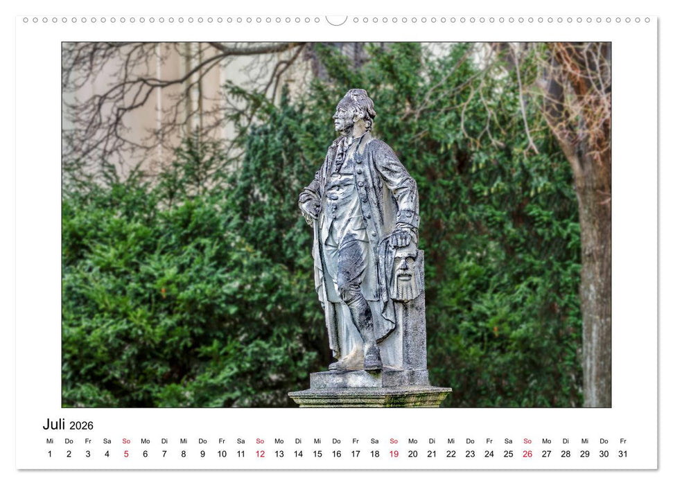 Komponisten-Denkmäler in Wien (CALVENDO Premium Wandkalender 2026)
