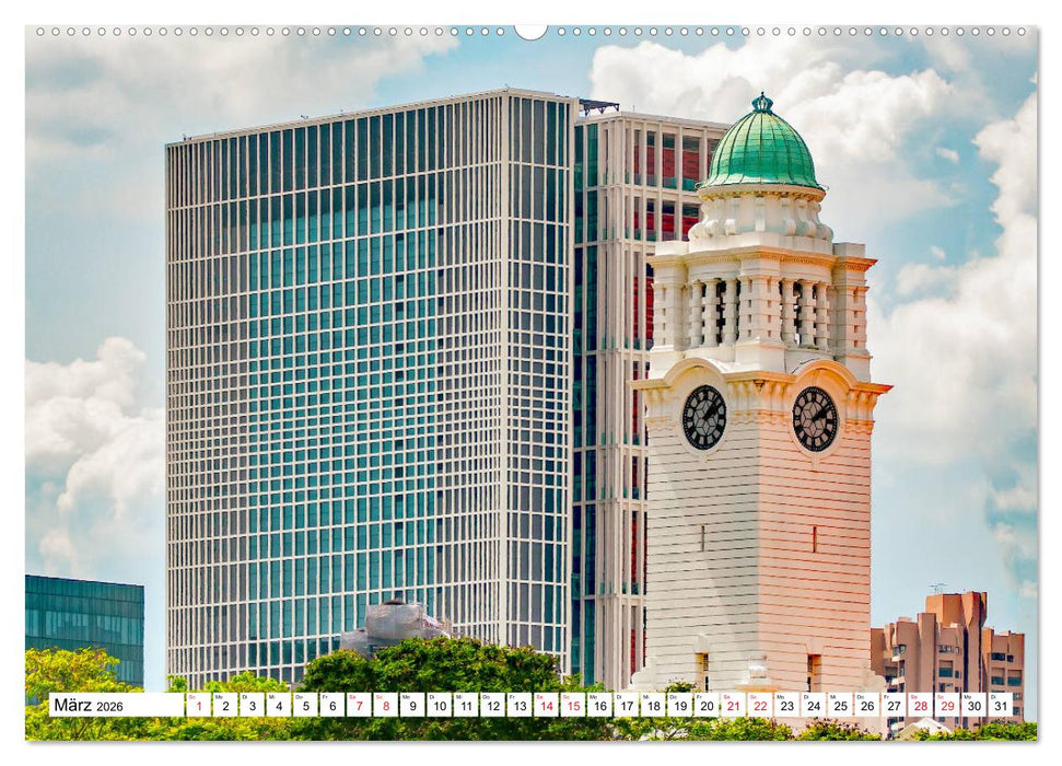 Singapur - faszinierende Stadt (CALVENDO Premium Wandkalender 2026)