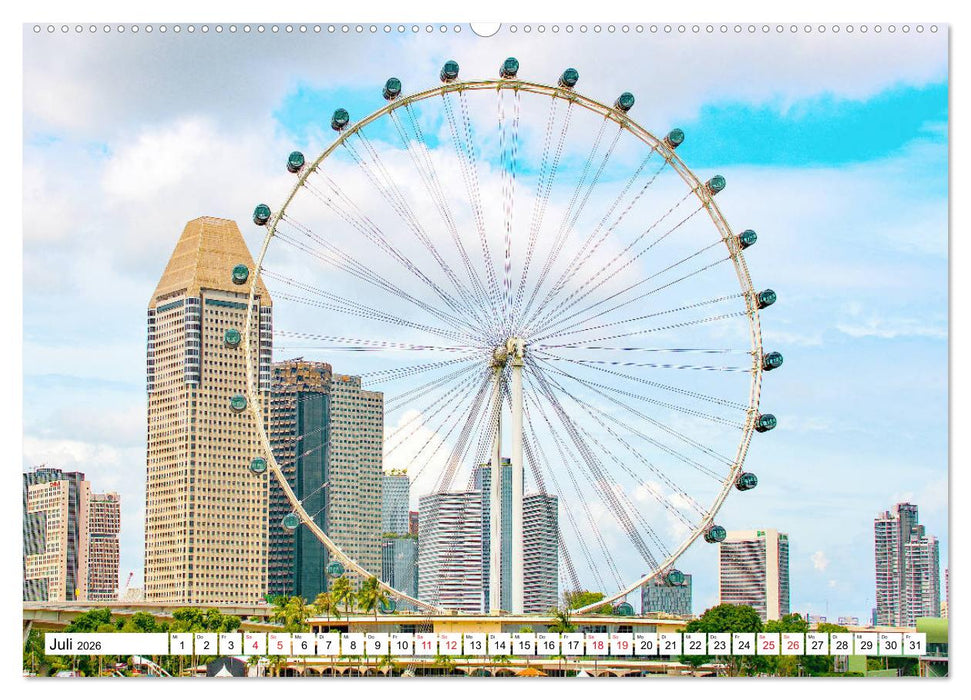 Singapur - faszinierende Stadt (CALVENDO Premium Wandkalender 2026)