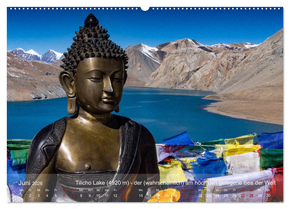 NEPAL - rund um die Annapurna (CALVENDO Premium Wandkalender 2026)