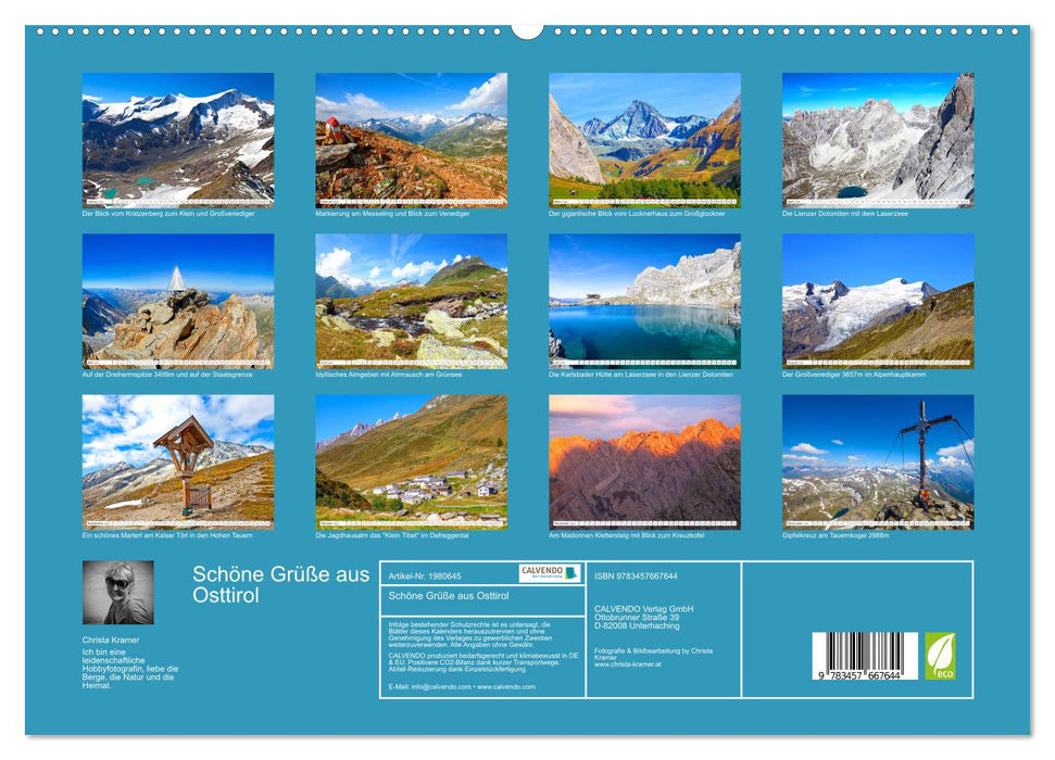Schöne Grüße aus Osttirol (CALVENDO Premium Wandkalender 2026)