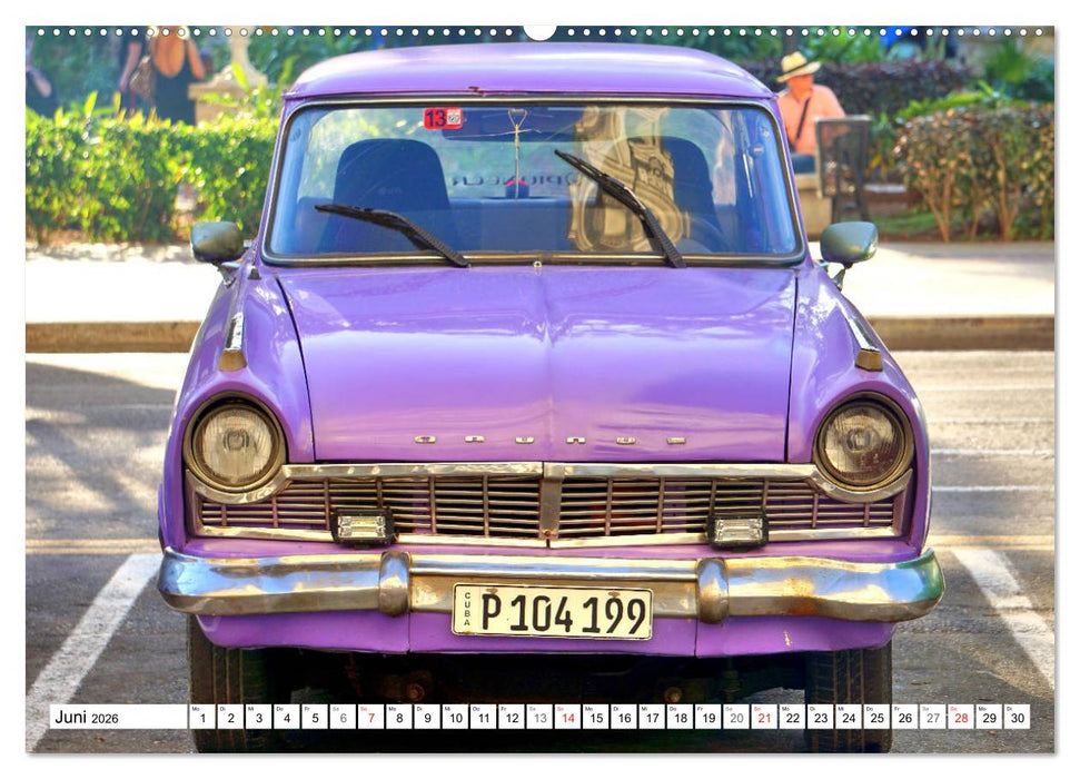Ford Taunus P2 - 17M - Ein Klassiker aus Köln in Kuba (CALVENDO Premium Wandkalender 2026)