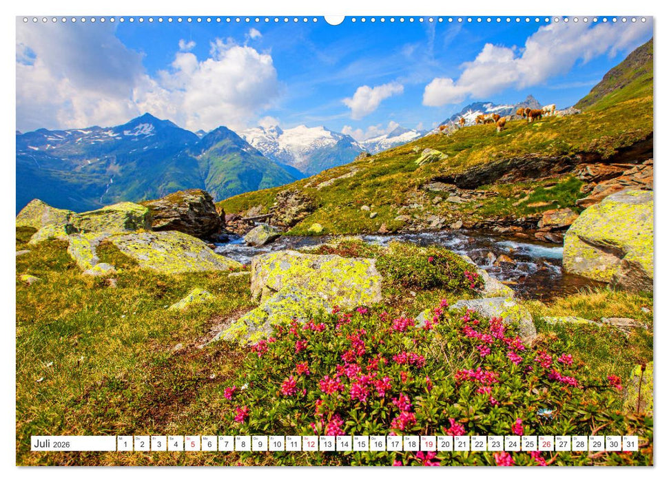 Es grüßt der Großvenediger (CALVENDO Premium Wandkalender 2026)