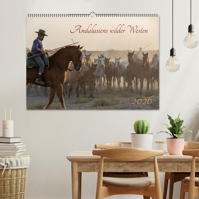 Pferde - Andalusiens wilder Westen (CALVENDO Wandkalender 2026)