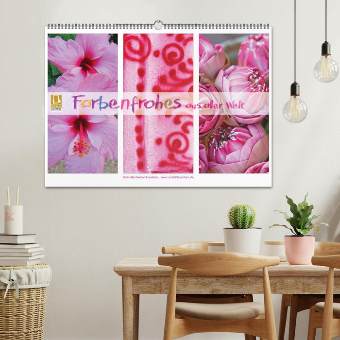 Farbenfrohes aus aller Welt (CALVENDO Wandkalender 2026)