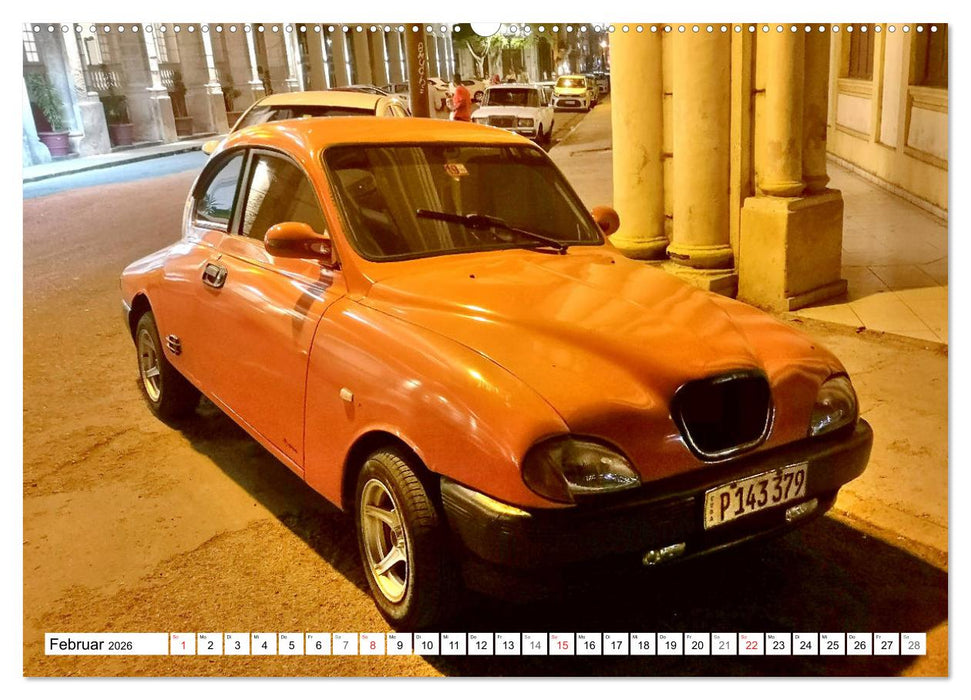 Alte Schweden - Schwedische Oldtimer in Kuba (CALVENDO Premium Wandkalender 2026)