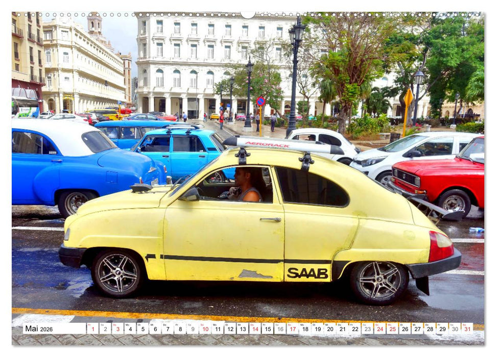 Alte Schweden - Schwedische Oldtimer in Kuba (CALVENDO Premium Wandkalender 2026)