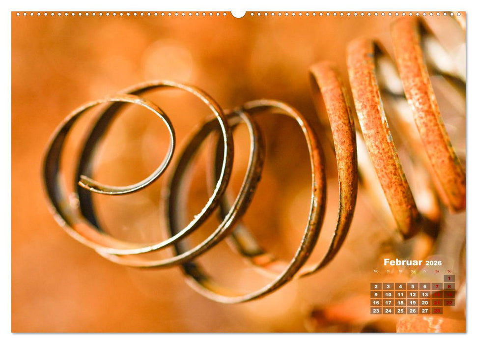 Metall - Schrott kunstvoll in Szene gesetzt (CALVENDO Premium Wandkalender 2026)