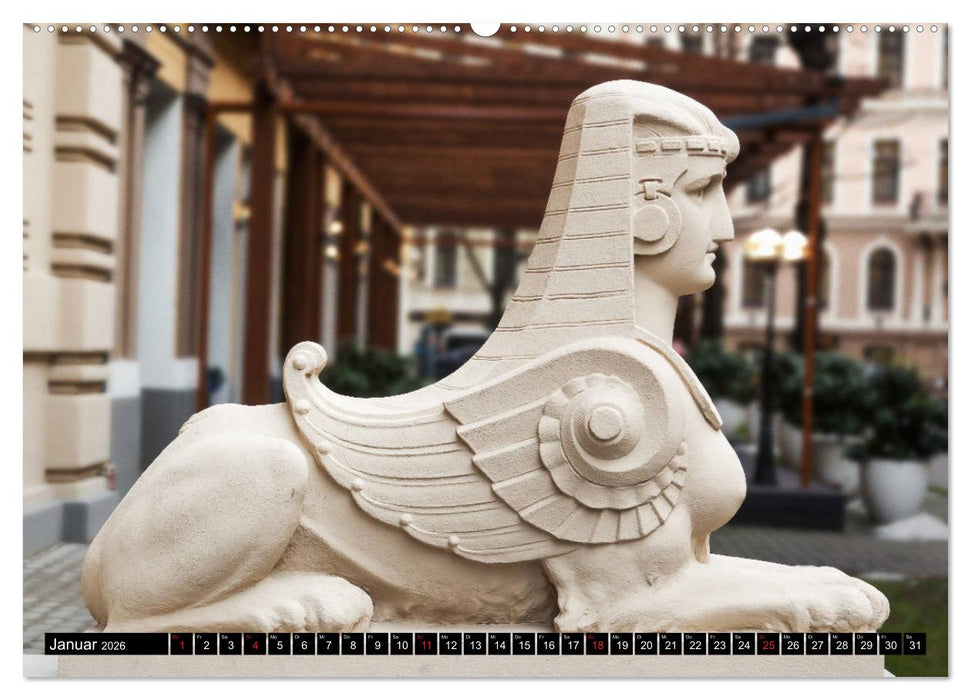 Jugendstilarchitektur - ein Bilderbogen quer durch Europa (CALVENDO Premium Wandkalender 2026)