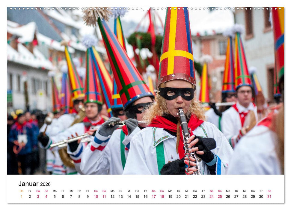 Die Elzacher Fastnacht (CALVENDO Wandkalender 2026)