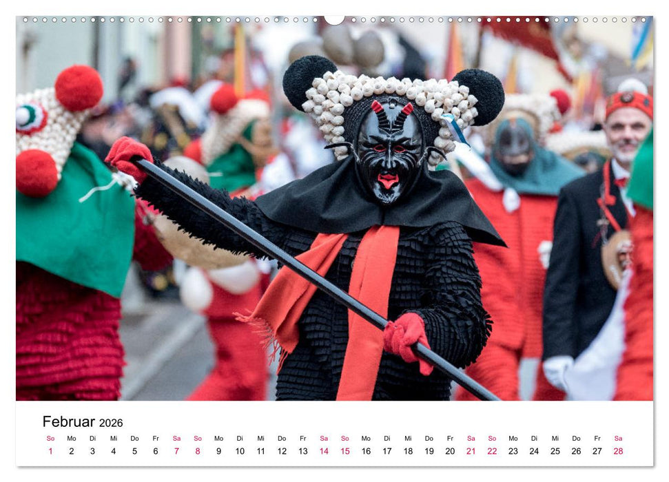 Die Elzacher Fastnacht (CALVENDO Wandkalender 2026)