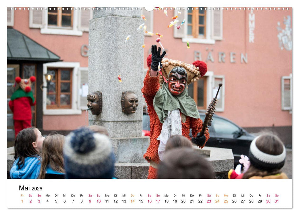 Die Elzacher Fastnacht (CALVENDO Wandkalender 2026)