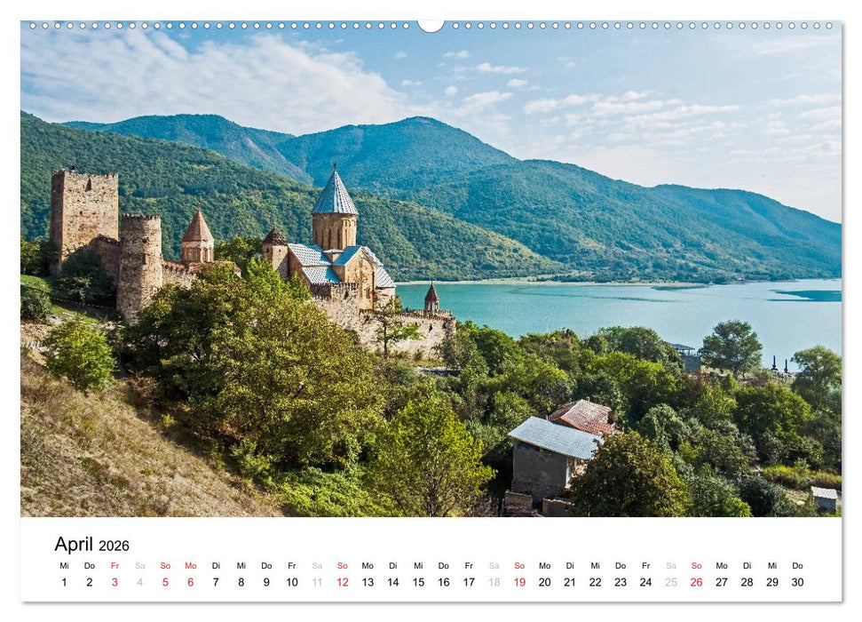 Eine Reise durch Georgien (CALVENDO Premium Wandkalender 2026)