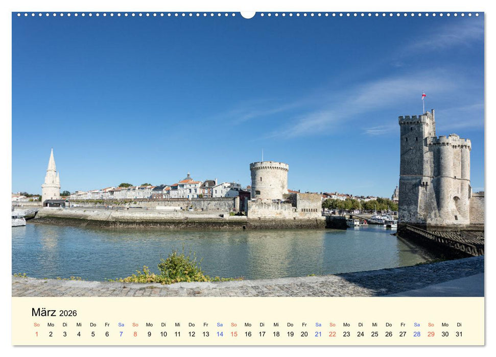 Charente-Maritime Ein Ausflug in den sonnigen Südwesten Frankreichs (CALVENDO Wandkalender 2026)