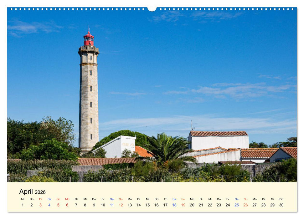 Charente-Maritime Ein Ausflug in den sonnigen Südwesten Frankreichs (CALVENDO Wandkalender 2026)