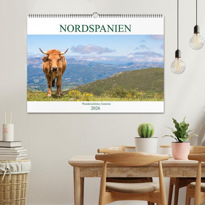 Nordspanien - Wunderschönes Asturien (CALVENDO Wandkalender 2026)