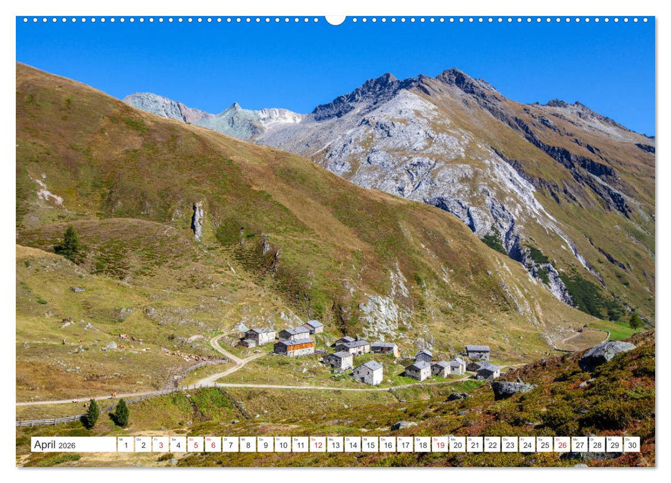 Jagdhausalm in Osttirol (CALVENDO Premium Wandkalender 2026)