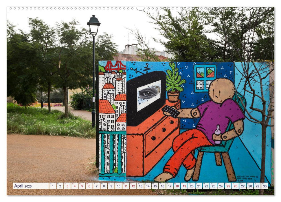 LISSABON GRAFFITI (CALVENDO Premium Wandkalender 2026)