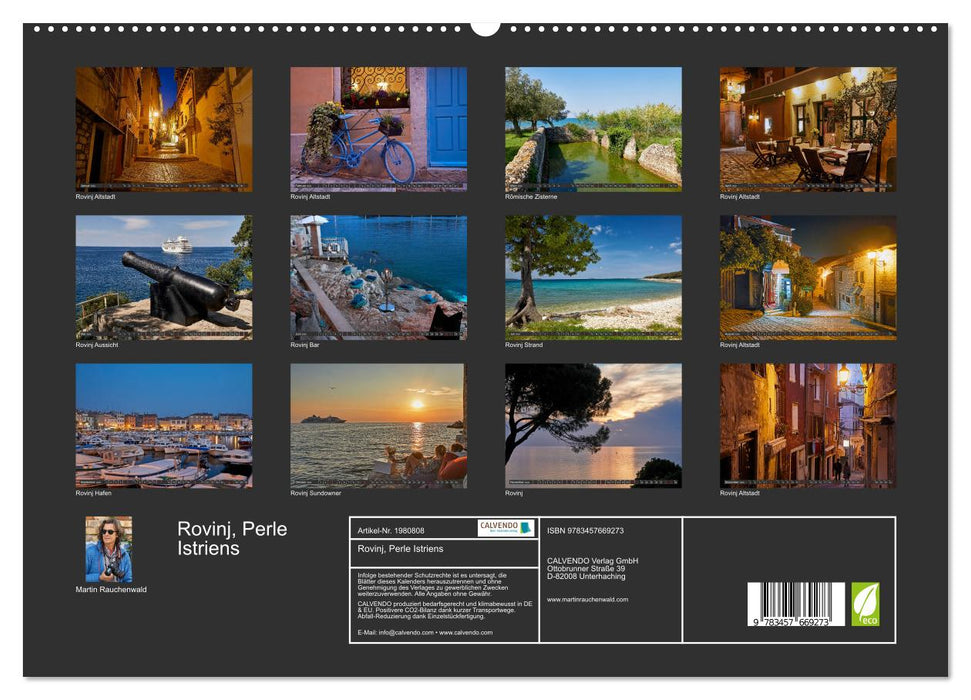 Rovinj, Perle Istriens (CALVENDO Premium Wandkalender 2026)