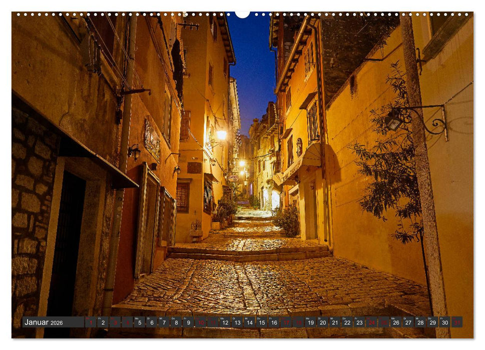 Rovinj, Perle Istriens (CALVENDO Premium Wandkalender 2026)