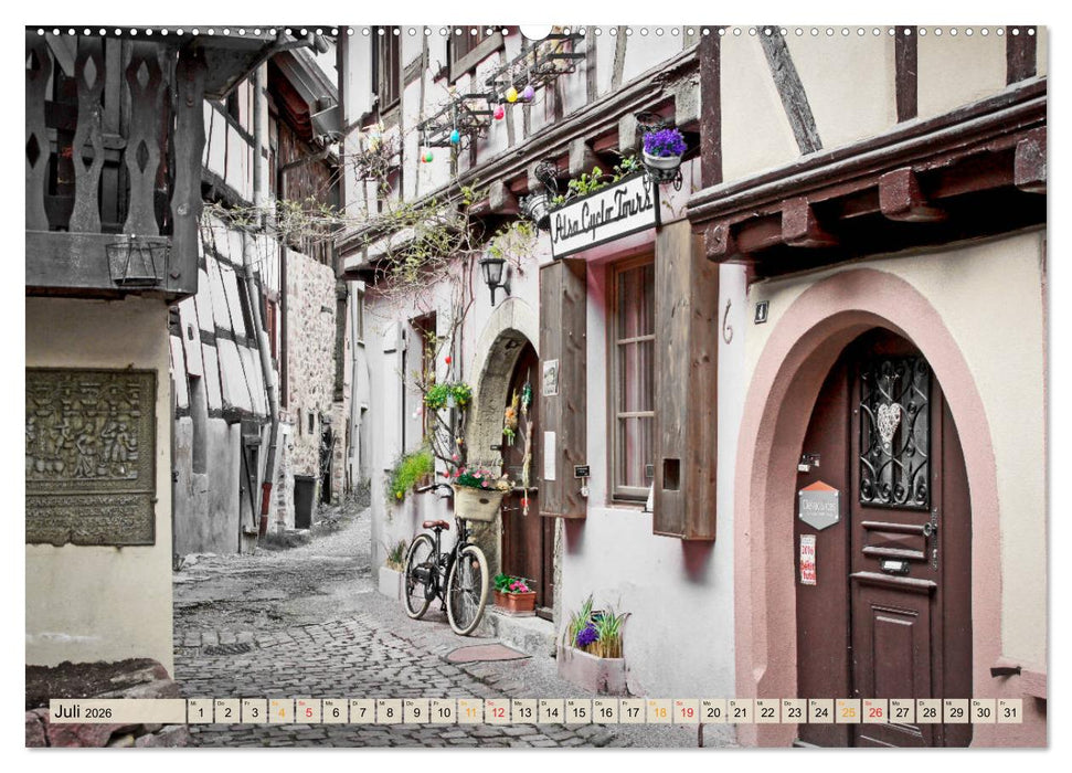 Fahrrad Alltag - Film Noir Style (CALVENDO Premium Wandkalender 2026)