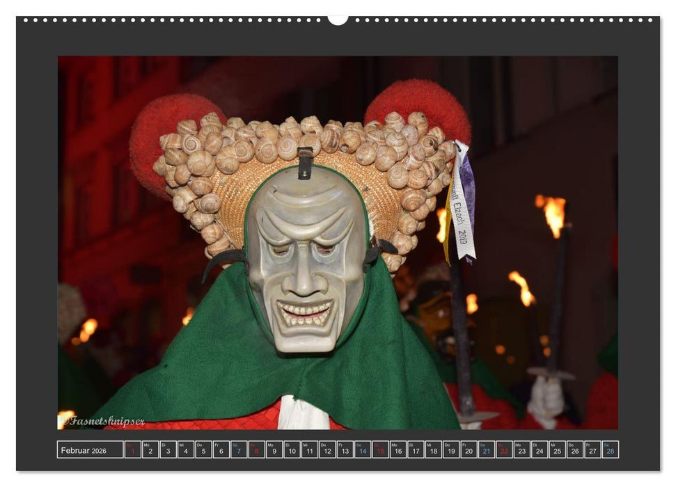 Narrentag Viererbund 2026 (CALVENDO Wandkalender 2026)