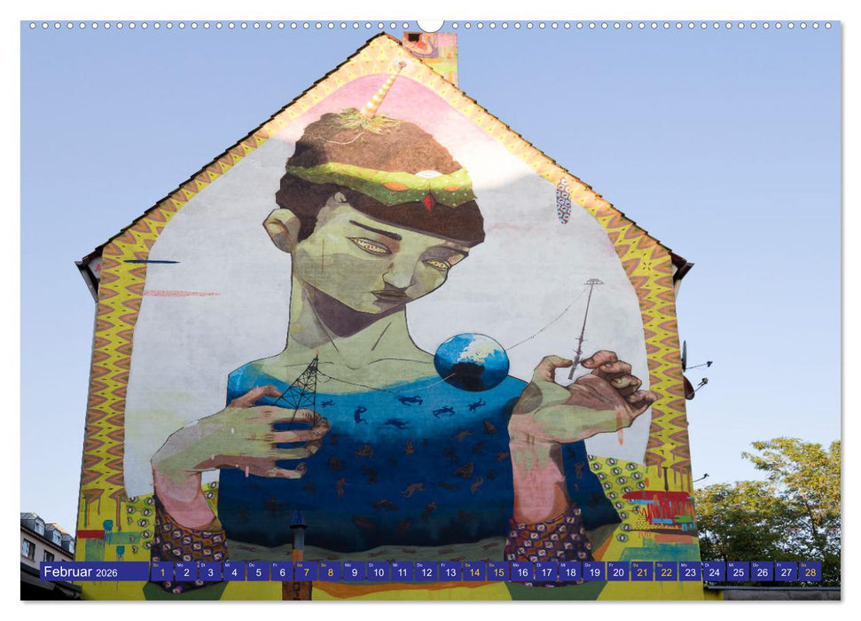 KÖLN STREETART GALERIE (CALVENDO Wandkalender 2026)