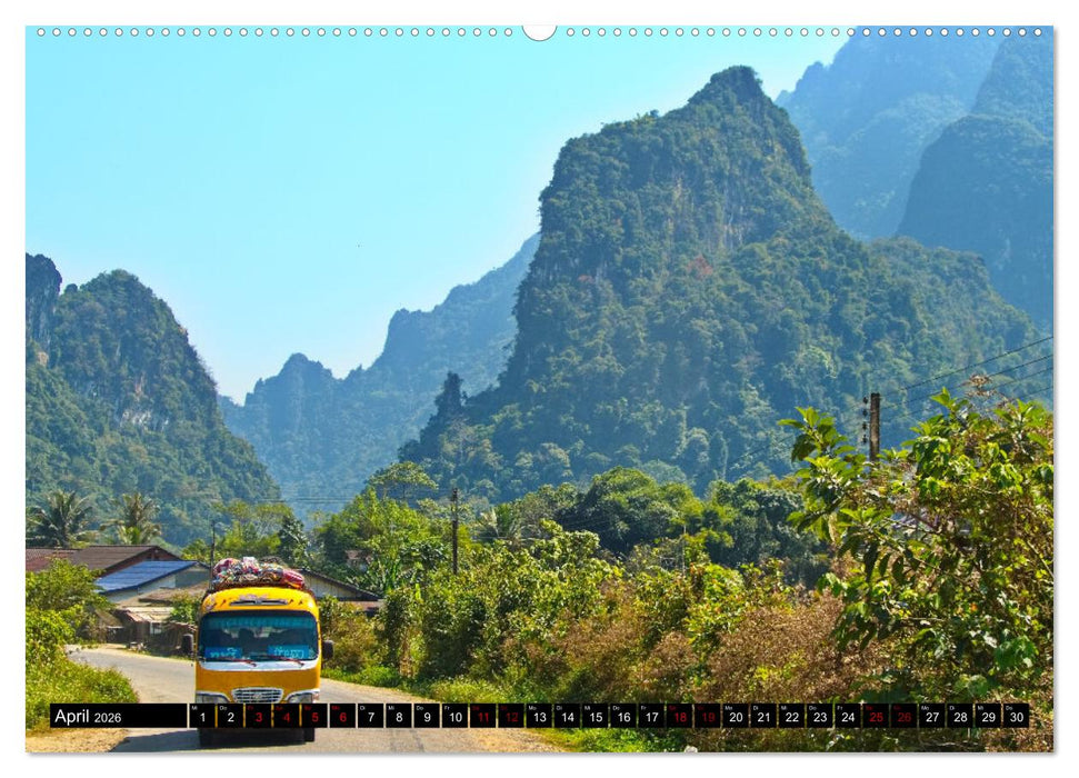 Traumhaftes Südostasien (CALVENDO Wandkalender 2026)