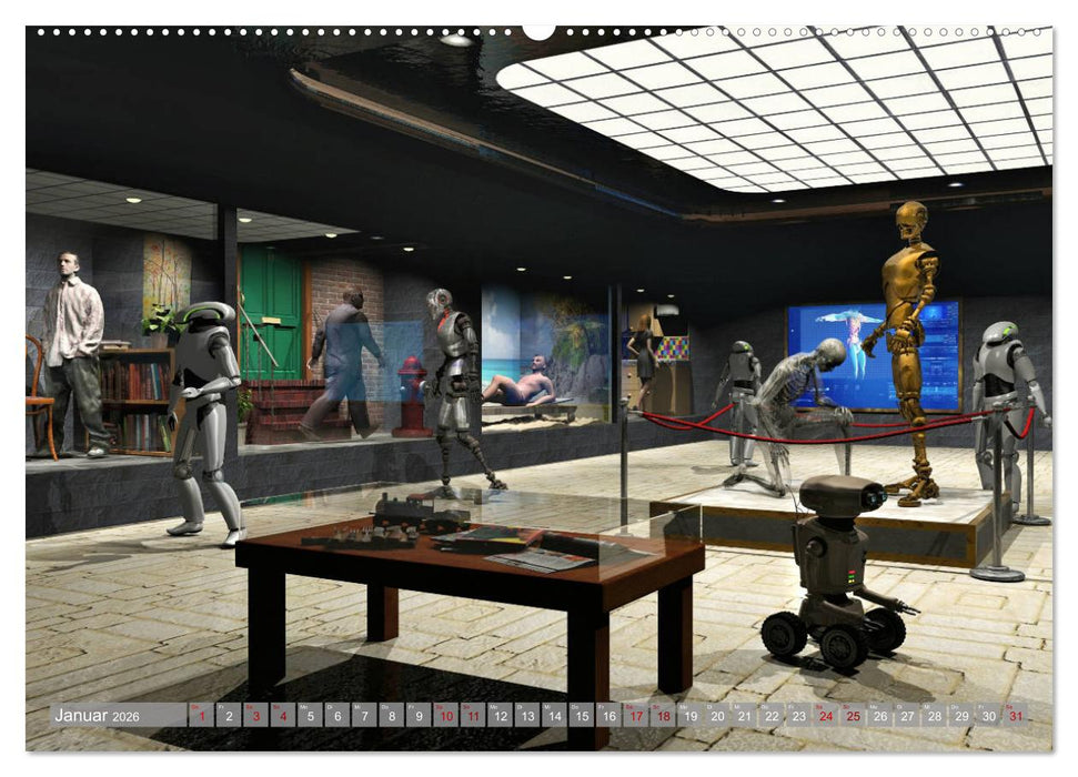 Science Fiction Visionen (CALVENDO Premium Wandkalender 2026)