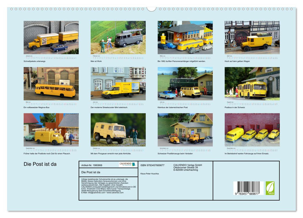 Die Post ist da (CALVENDO Wandkalender 2026)