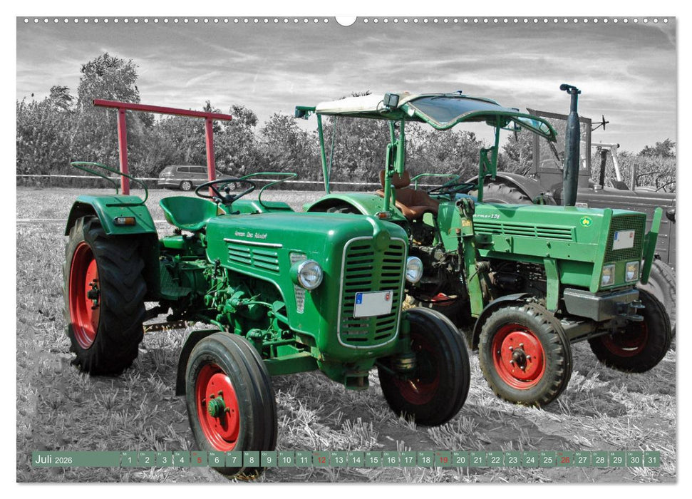 Schätze aus vergangenen Tagen - geliebte Trecker (CALVENDO Premium Wandkalender 2026)