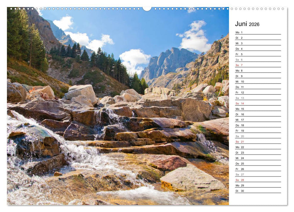 Wildromatisches Korsika (CALVENDO Premium Wandkalender 2026)