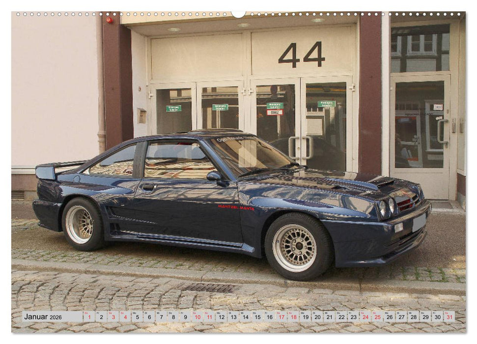 Opel Oldtimer mit dem Blitz (CALVENDO Premium Wandkalender 2026)
