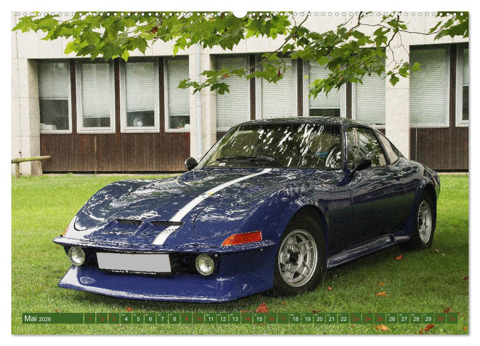 Opel Oldtimer mit dem Blitz (CALVENDO Premium Wandkalender 2026)
