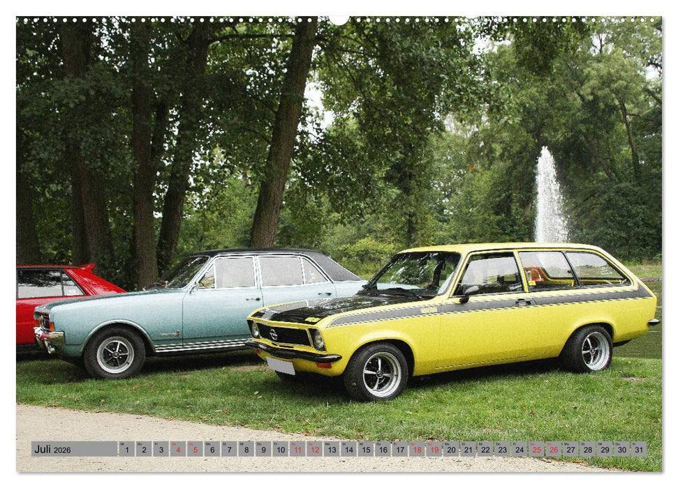 Opel Oldtimer mit dem Blitz (CALVENDO Premium Wandkalender 2026)