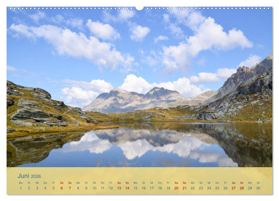 Oberengadin - Berge, Seen und Licht (CALVENDO Wandkalender 2026)