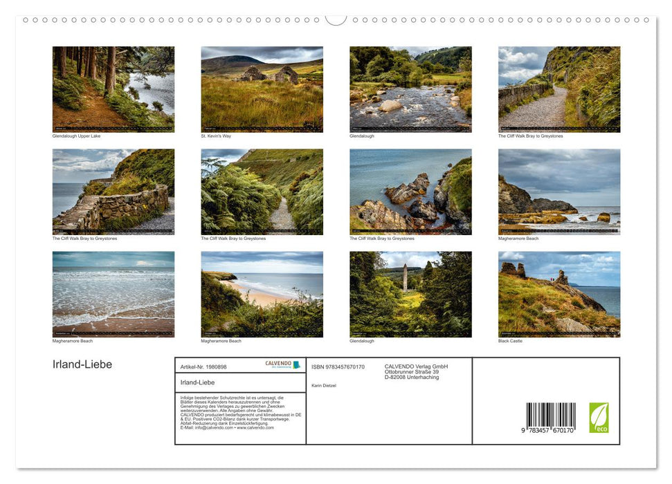 Irland-Liebe (CALVENDO Premium Wandkalender 2026)