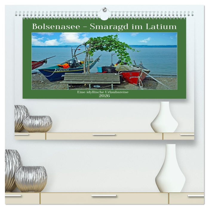 Bolsenasee Smaragd im Latium (CALVENDO Premium Wandkalender 2026)