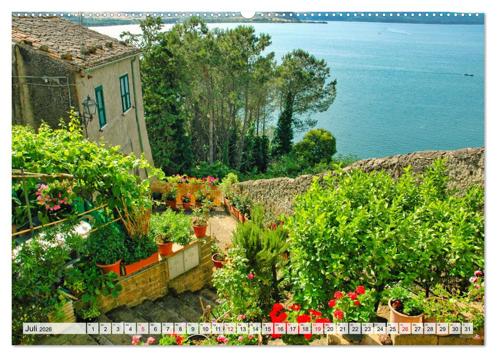 Bolsenasee Smaragd im Latium (CALVENDO Premium Wandkalender 2026)