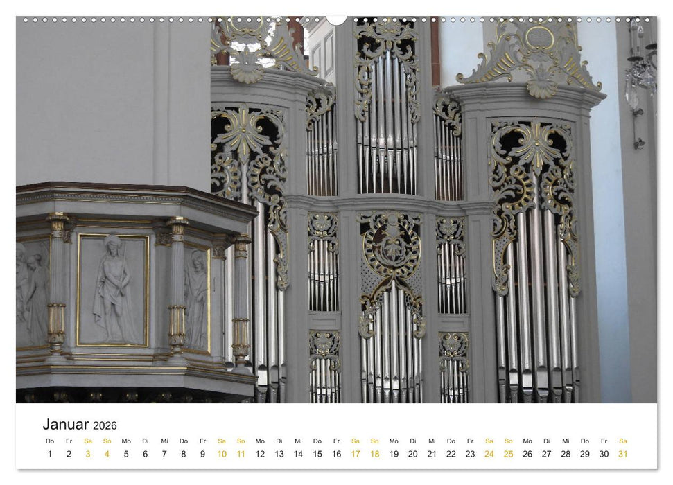 Fantastische Welt der Orgeln (CALVENDO Premium Wandkalender 2026)