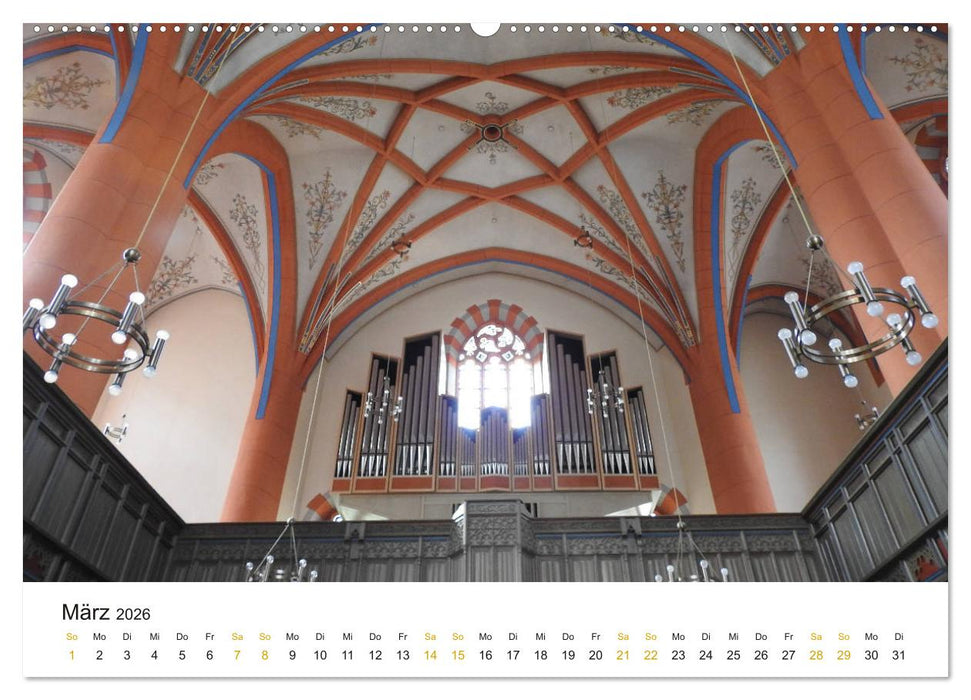 Fantastische Welt der Orgeln (CALVENDO Premium Wandkalender 2026)